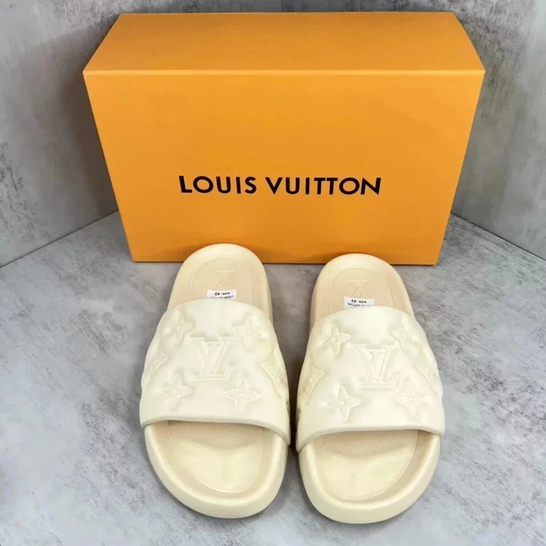Louis Vuitton Slippers Embossed Monogram Slide — 11