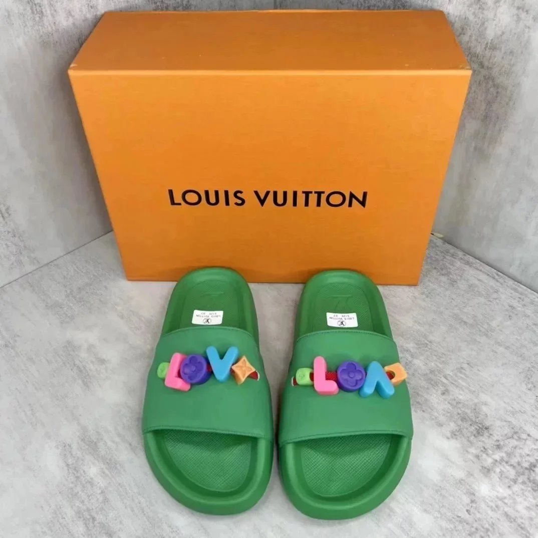 Louis Vuitton Slippers Embossed Monogram Slide — 15