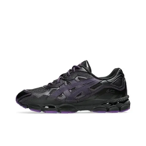 Asics Gel-Kayano 14 Black Purple Running Shoes - 1