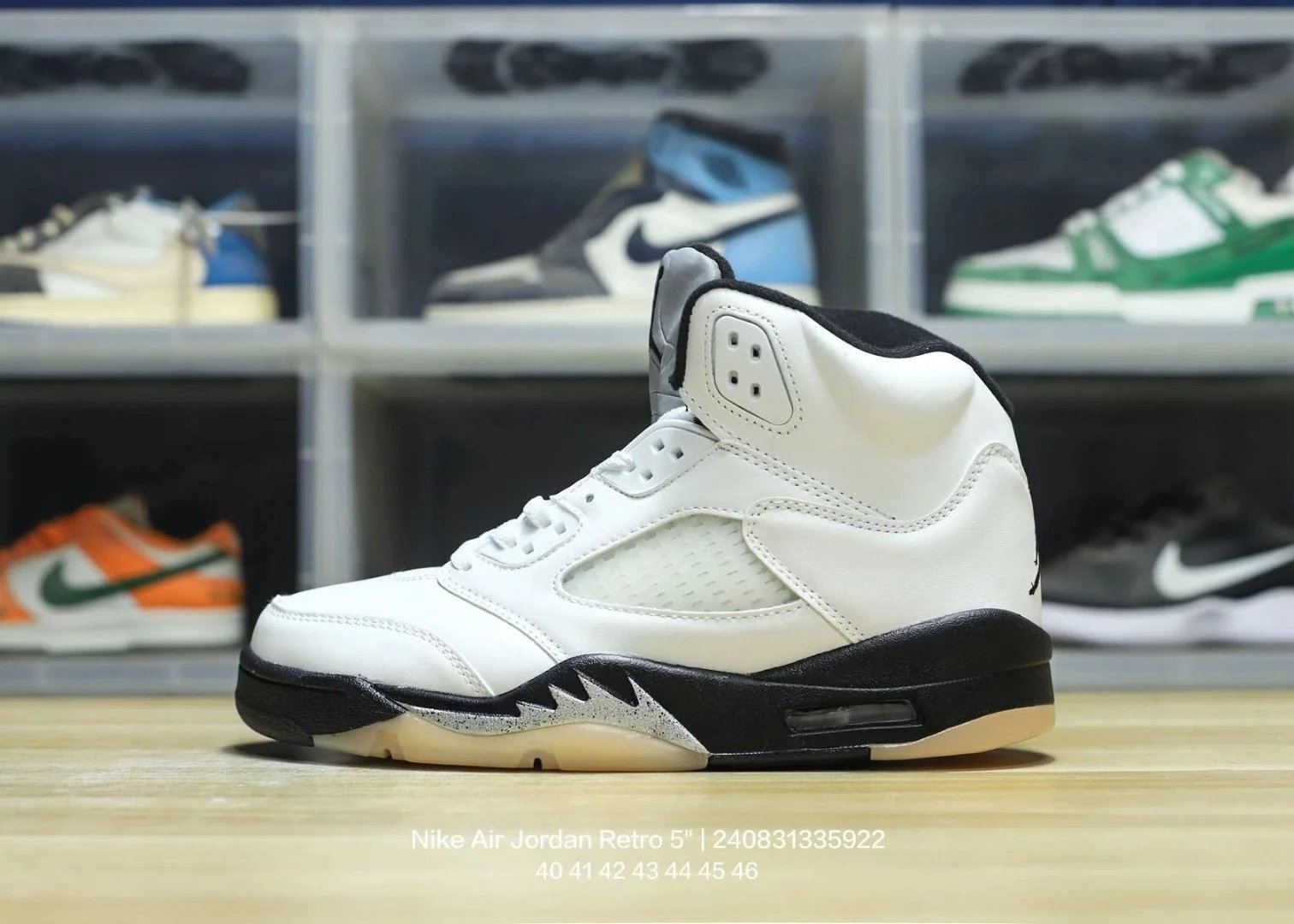 Retro5"MidnightNavy"乔丹AJ5代中帮复古休闲文化篮球鞋“