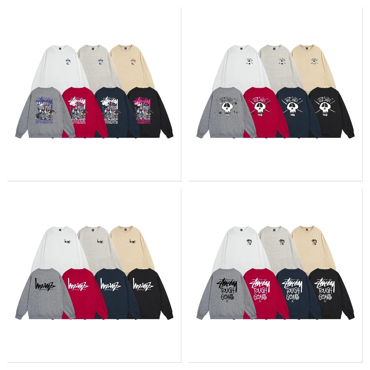 Stussy Skull Print Hoodie