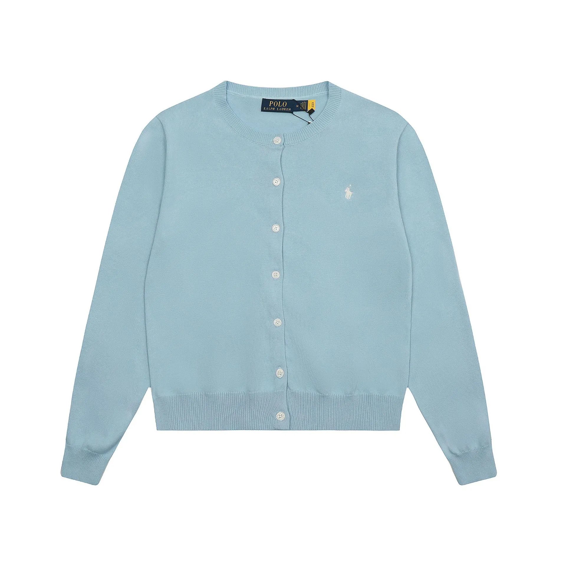 Ralph Lauren Small Pony Embroidered Logo Knit Cardigan photo 3