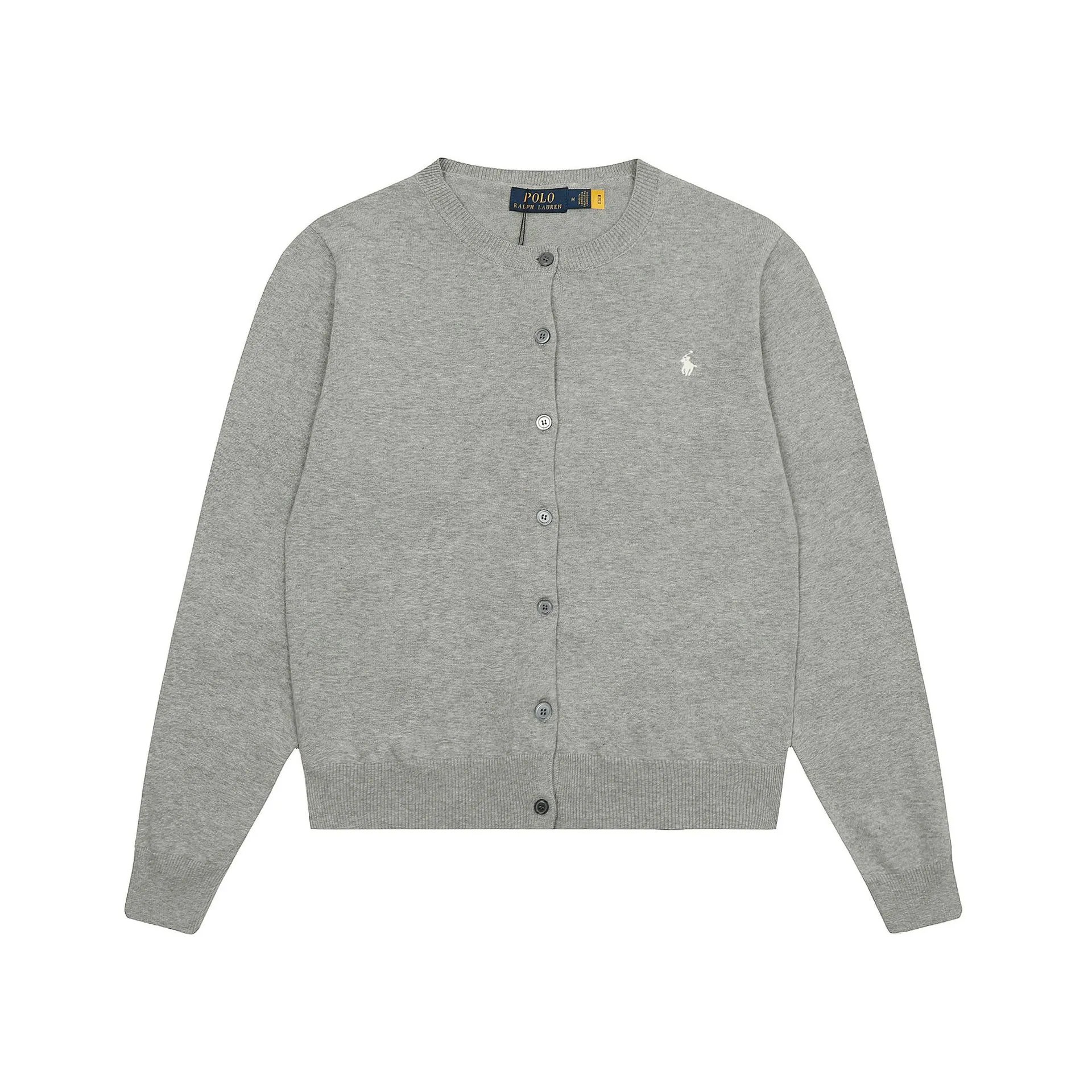 Ralph Lauren Small Pony Embroidered Logo Knit Cardigan photo 7