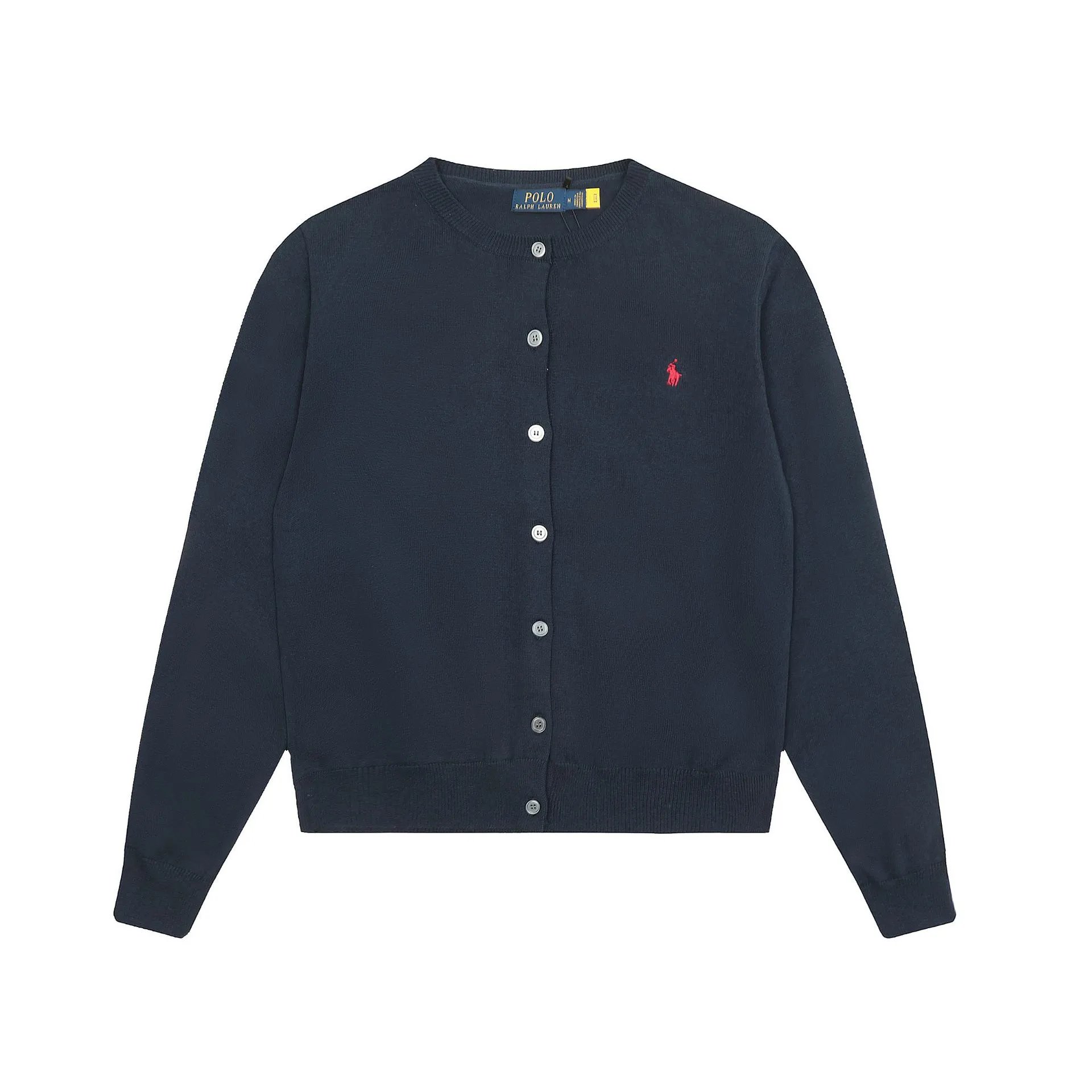 Ralph Lauren Small Pony Embroidered Logo Knit Cardigan photo 8