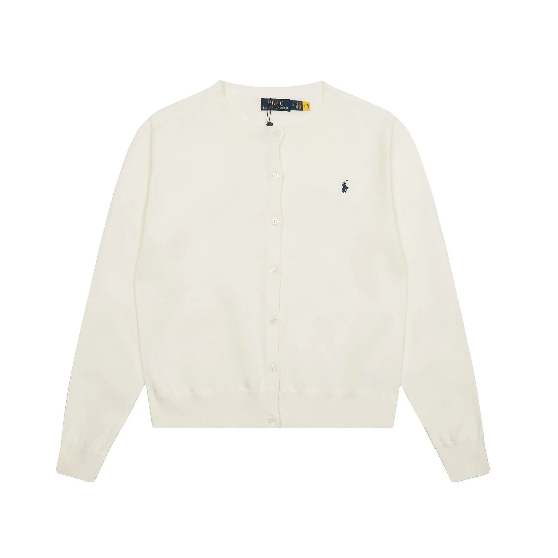 Ralph Lauren Small Pony Embroidered Logo Knit Cardigan photo 2