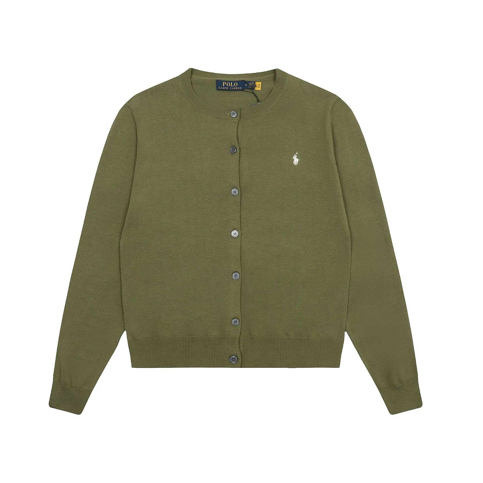 Ralph Lauren Small Pony Embroidered Logo Knit Cardigan photo 6