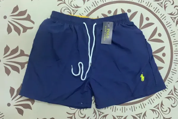 Polo Ralph Lauren Classic Swim Trunks Light Blue Shorts - 6