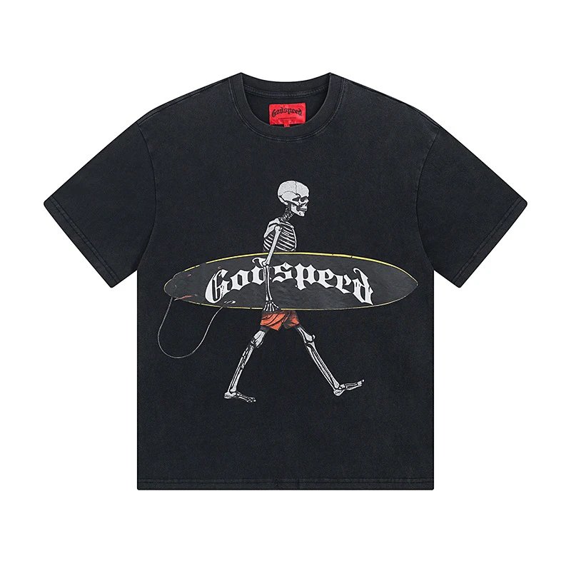 Skeleton Rock Band Oversized T-Shirt photo 2