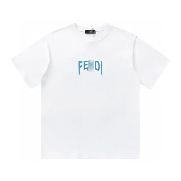 Fendi Teddy Bear Print White T-Shirt - 4