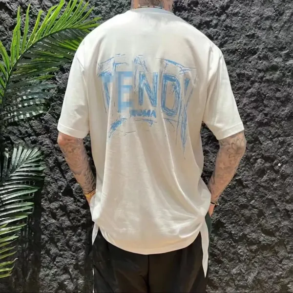 Fendi Teddy Bear Print White T-Shirt - 3