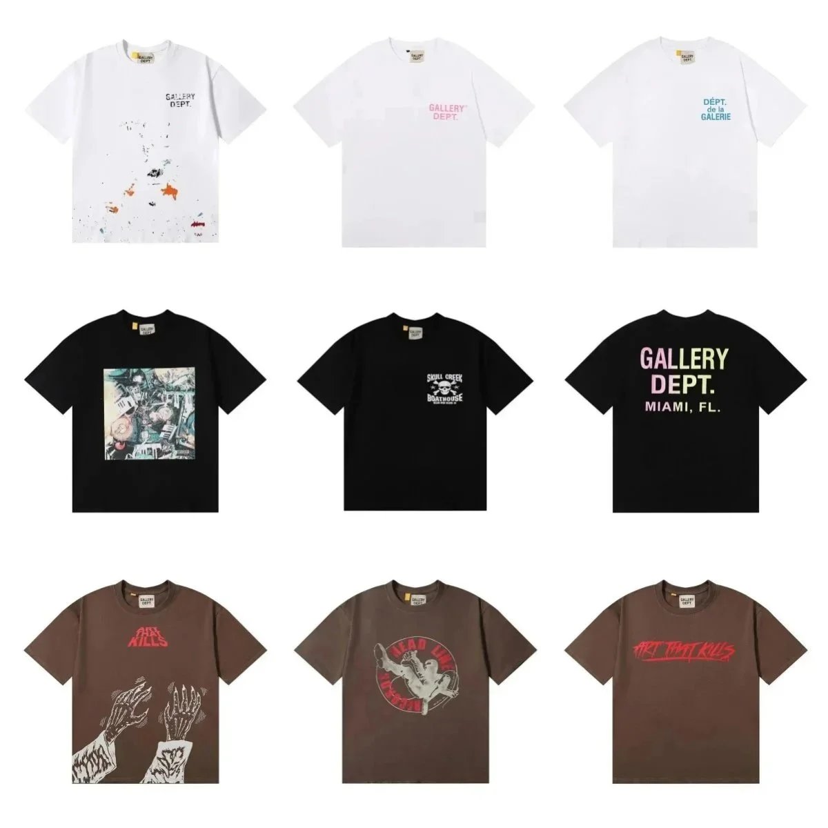 Gallery Dept T-Shirts Collection - Artistic Streetwear Design - 131087