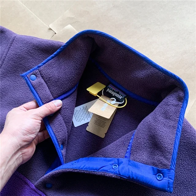 Patagonia Hoodies & Sweatshirts Synchilla Snap-T fleece pullover with snap chest pocket product detail image 7