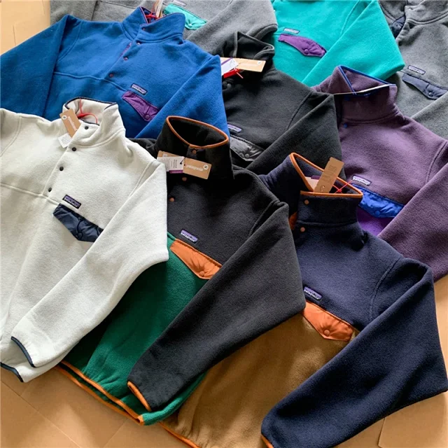 Patagonia Hoodies & Sweatshirts Synchilla Snap-T fleece pullover with snap chest pocket product detail image 22