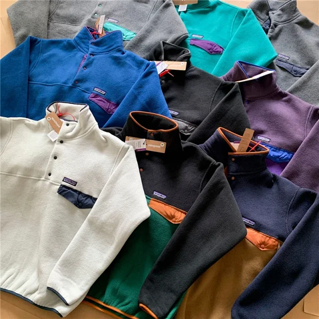 Patagonia Hoodies & Sweatshirts Synchilla Snap-T fleece pullover with snap chest pocket product detail image 24