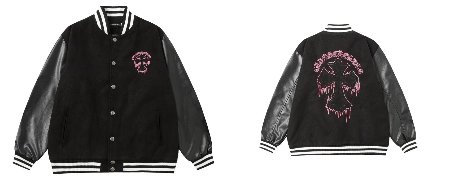 Celine CC Logo Varsity Jacket Forest Green and White - 10