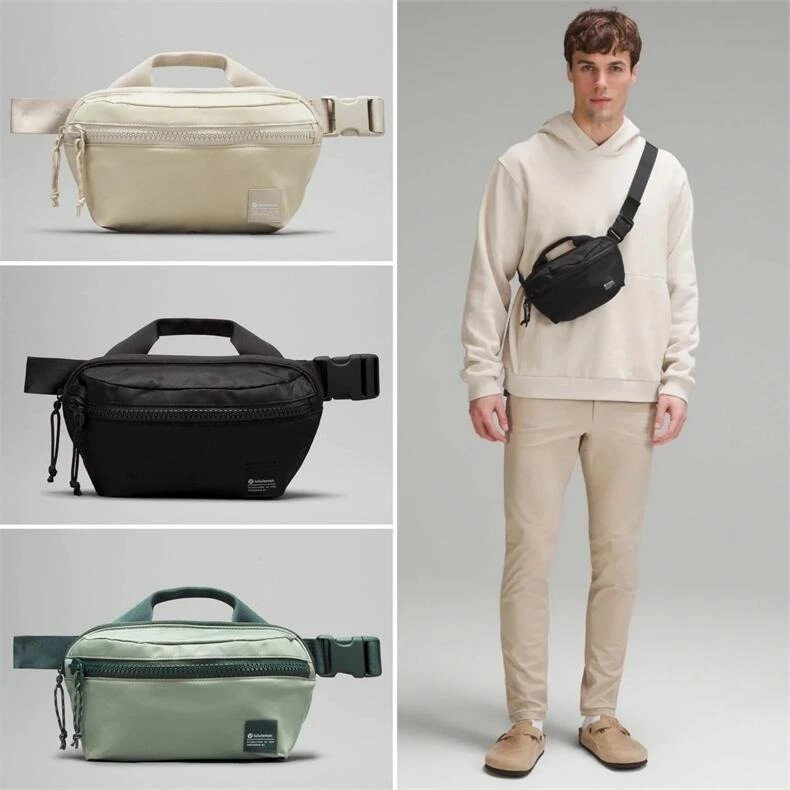 同款 Everywhere Belt Bag2.5L瑜伽运动防水腰包男女斜跨胸包 - 132741