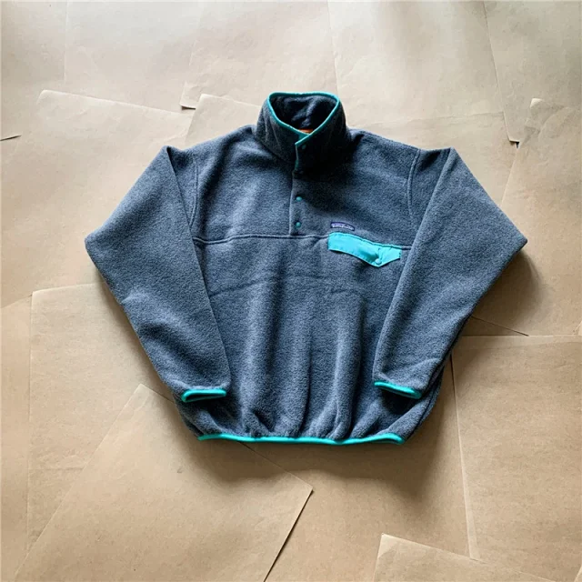 Patagonia Hoodies & Sweatshirts Synchilla Snap-T fleece pullover with snap chest pocket product detail image 16