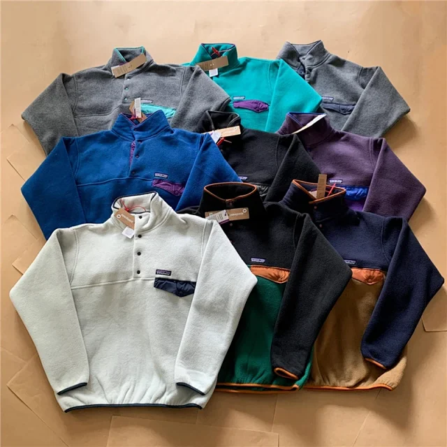 Patagonia Hoodies & Sweatshirts Synchilla Snap-T fleece pullover with snap chest pocket product detail image 25