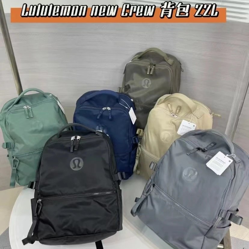 新款22升new crew休闲双肩背包时尚通勤大容量旅行包男女通用 - 131343