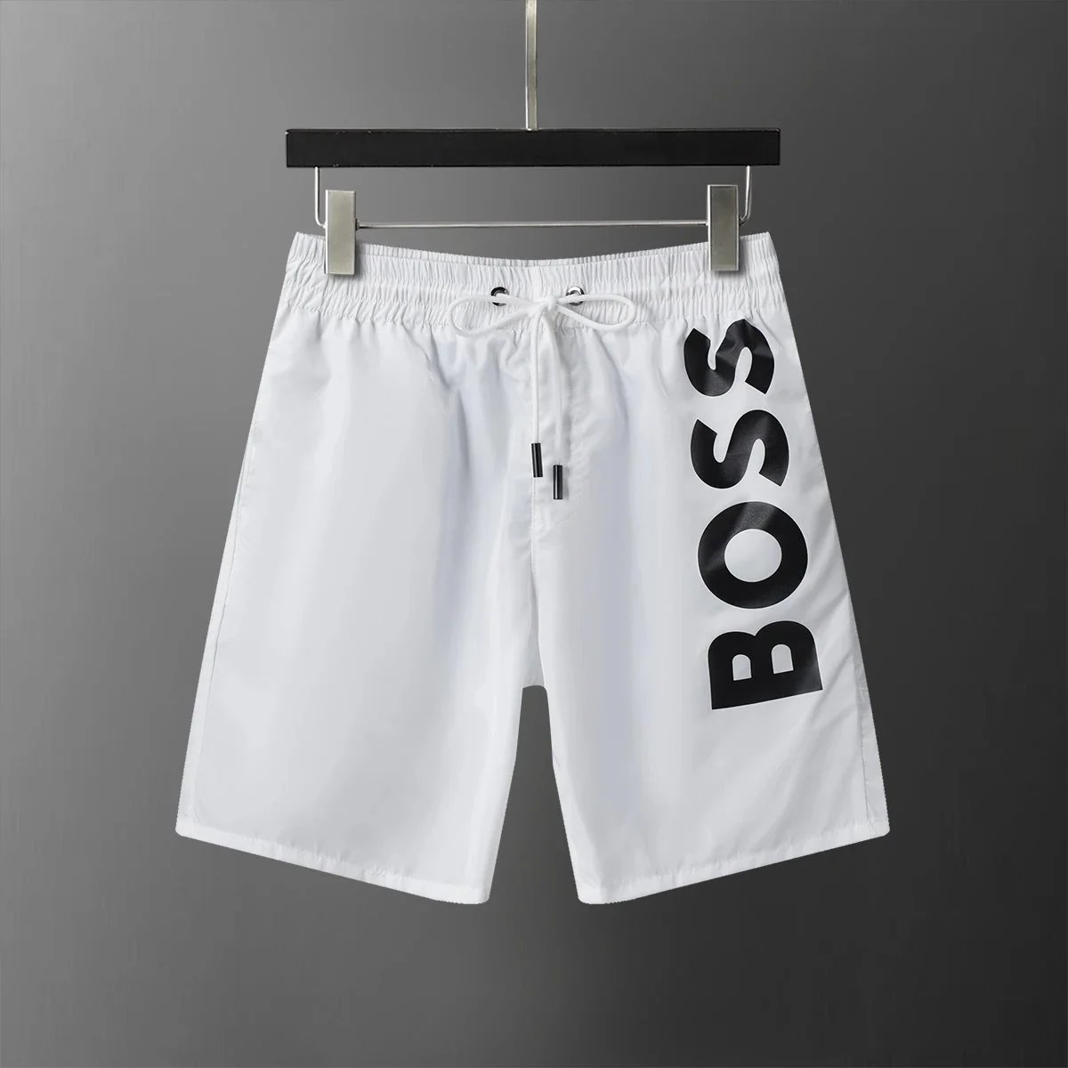 Moncler Logo Waistband Shorts Navy - 3