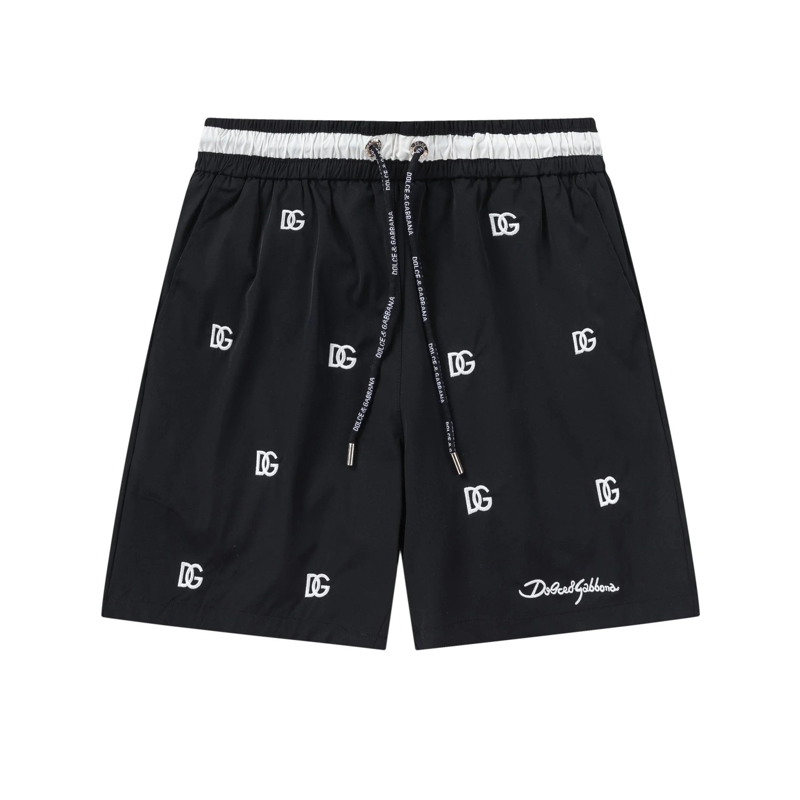 Gucci Web-Striped Cotton Sweat Shorts Gray - 9