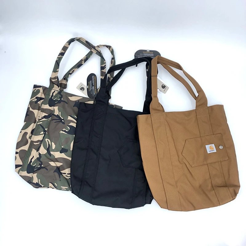 21ss春夏新款潮牌 carhartt 双面卡哈特托特包手提包 单肩包帆布 - 131082