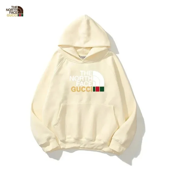 The North Face x Gucci Collaboration Hoodie Beige Hoodie - 5