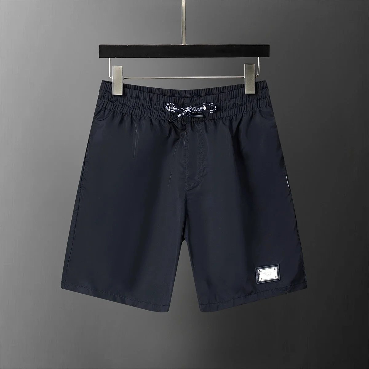 Moncler Logo Waistband Shorts Navy - 9