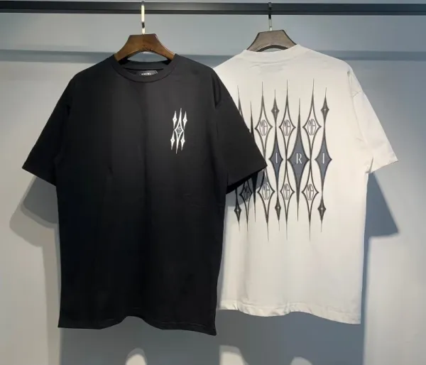 Amiri Drip Logo Black T-Shirt - 13