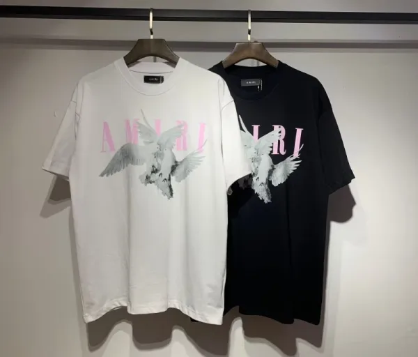 Amiri Drip Logo Black T-Shirt - 25