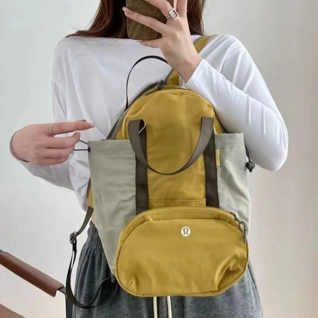 2025春季高品质三合一小背包LU女双肩包瑜珈运动休闲包户外少量 - 131852