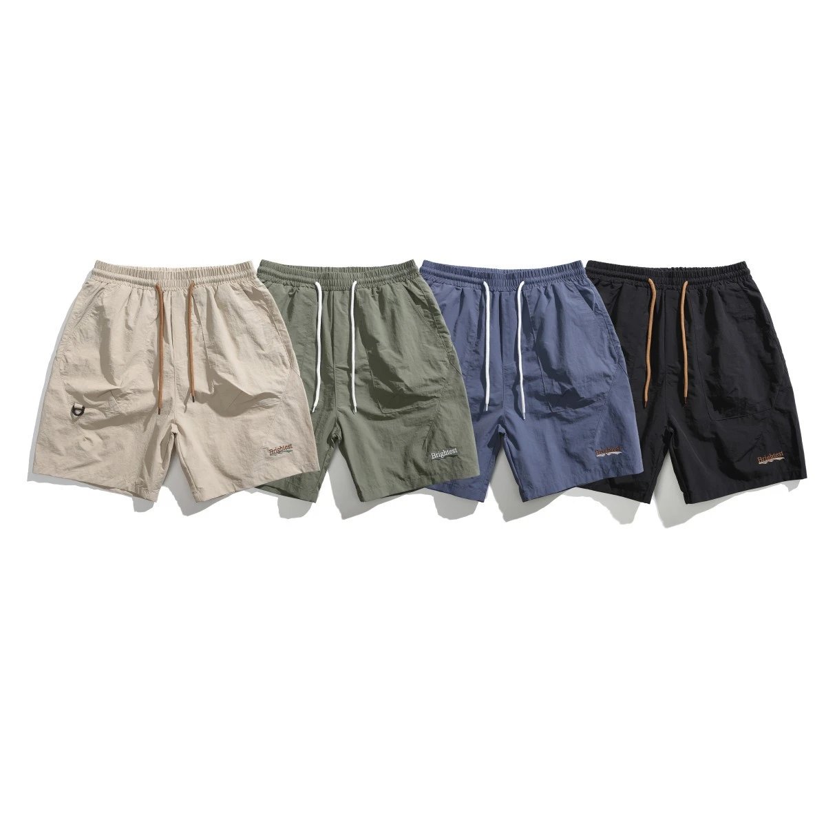 RUIIENRS x ORDERLINESS 2025 夏季新款字母刺绣宽松短裤DK270 - 133737