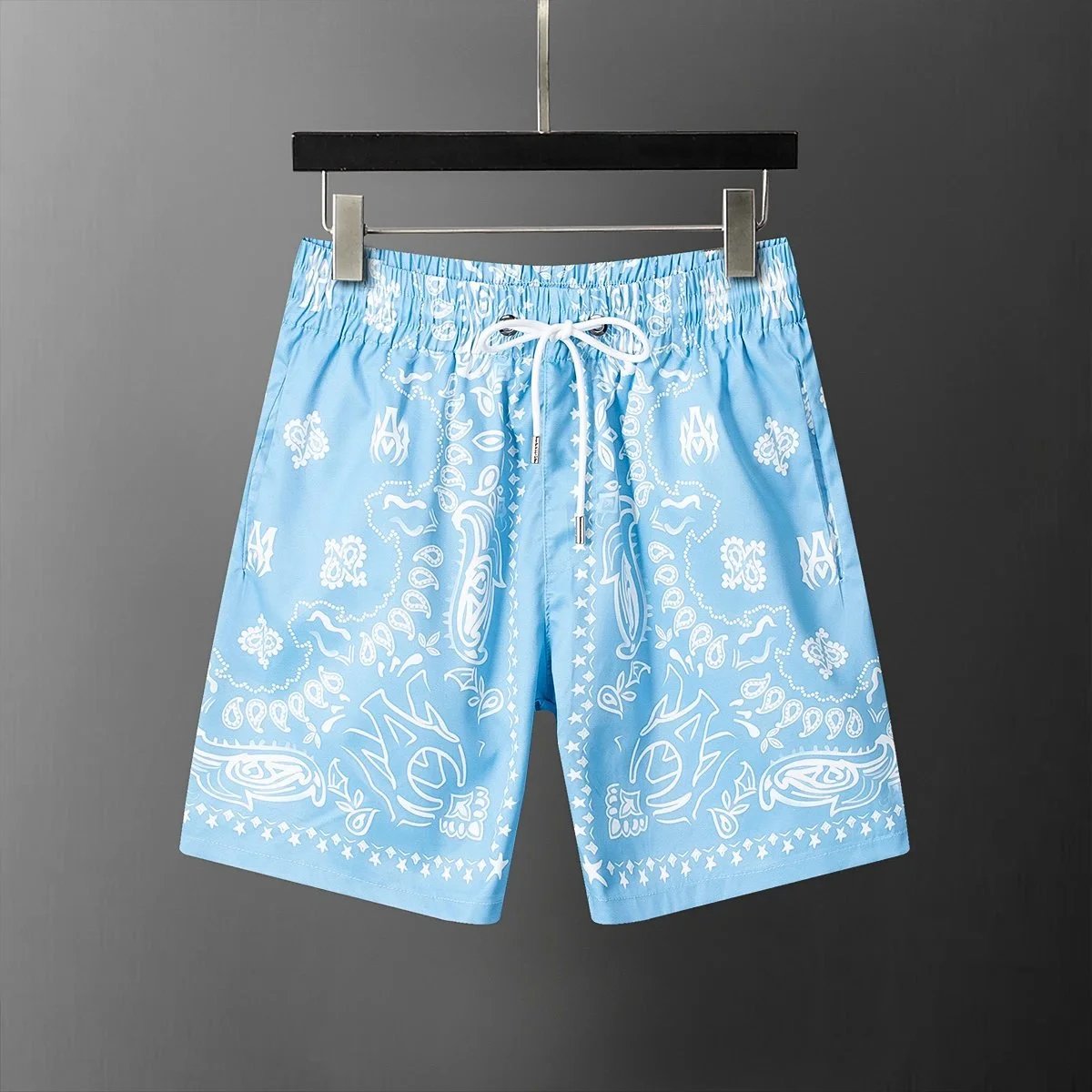 Moncler Logo Waistband Shorts Navy - 6