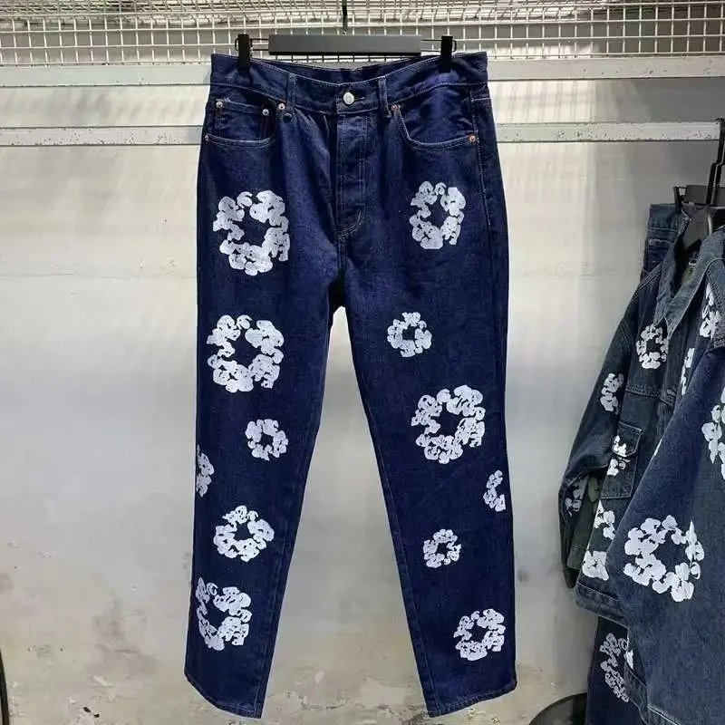 Denim Tears Cotton Wreath Denim Jeans — Multiple Washes product photo 2