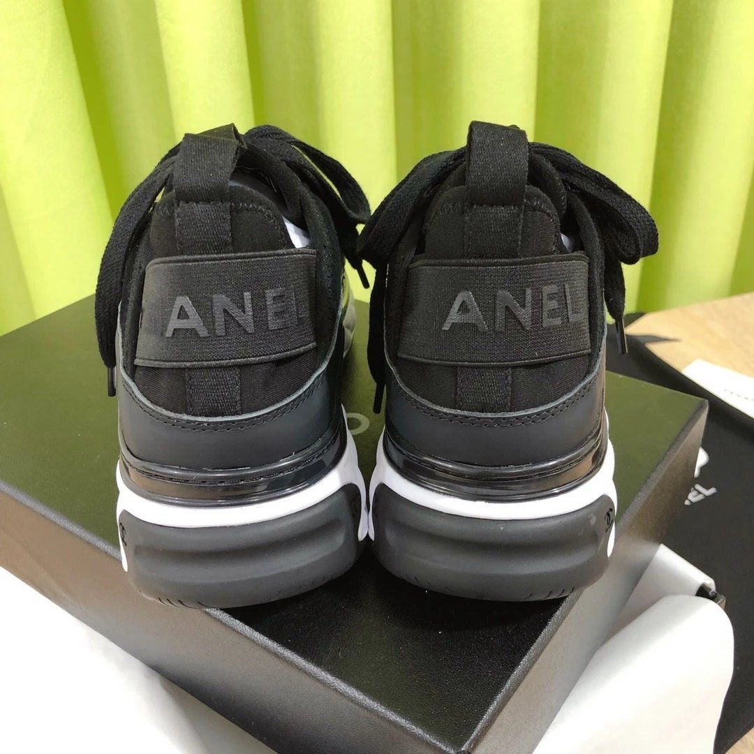 Chanel Runway Sneakers White and Black Chunky Sneakers - 10