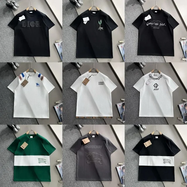 Burberry T-Shirts Short-sleeve logo graphic T-shirt product detail image 1