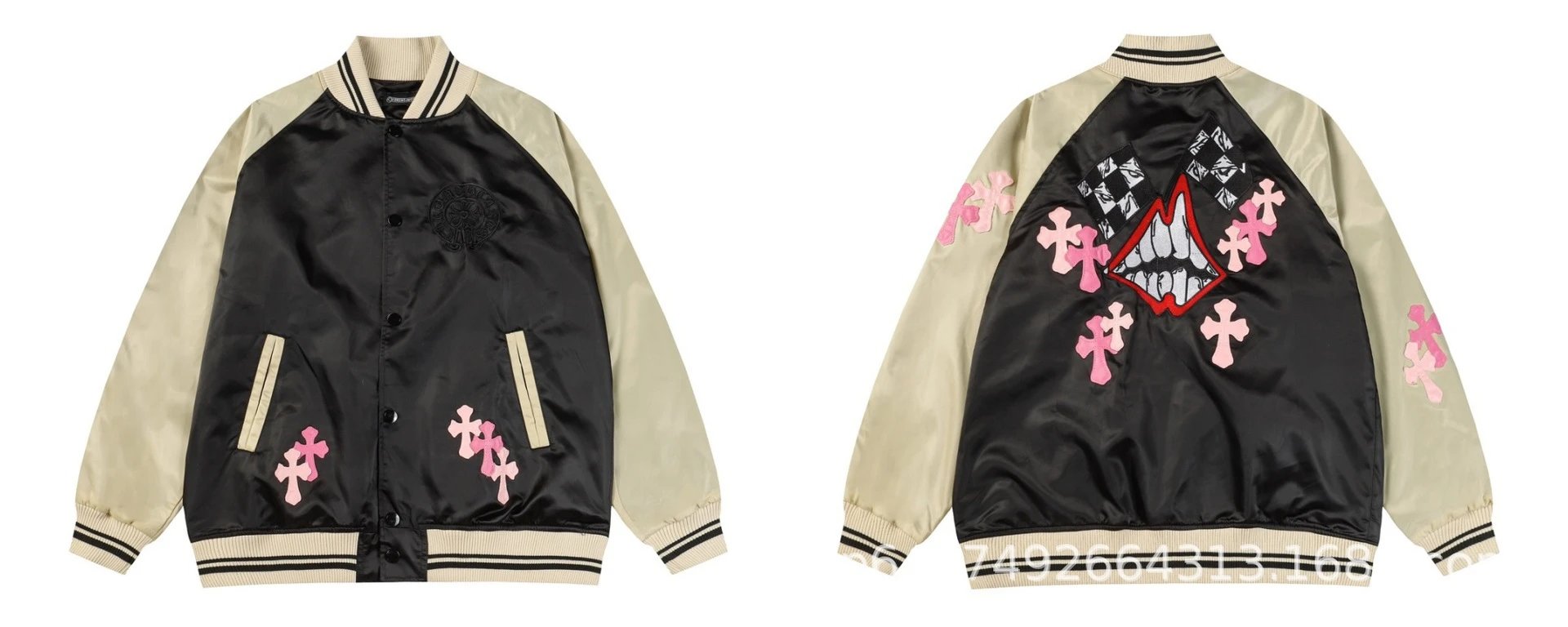 Celine CC Logo Varsity Jacket Forest Green and White - 5