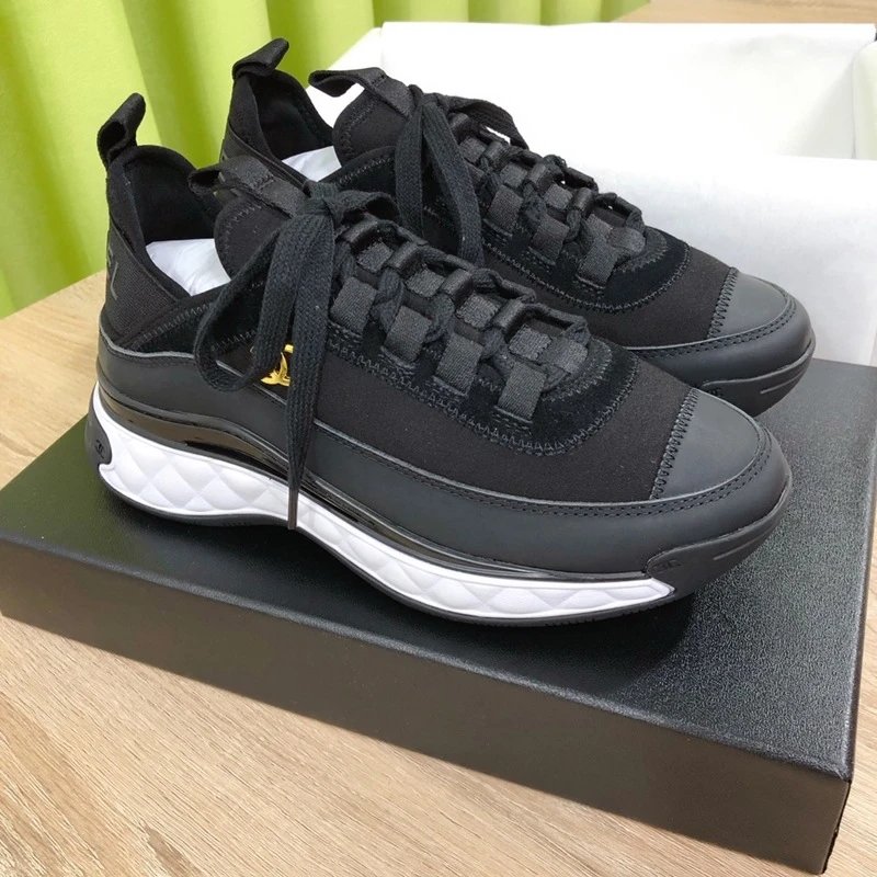 Chanel Runway Sneakers White and Black Chunky Sneakers - 8
