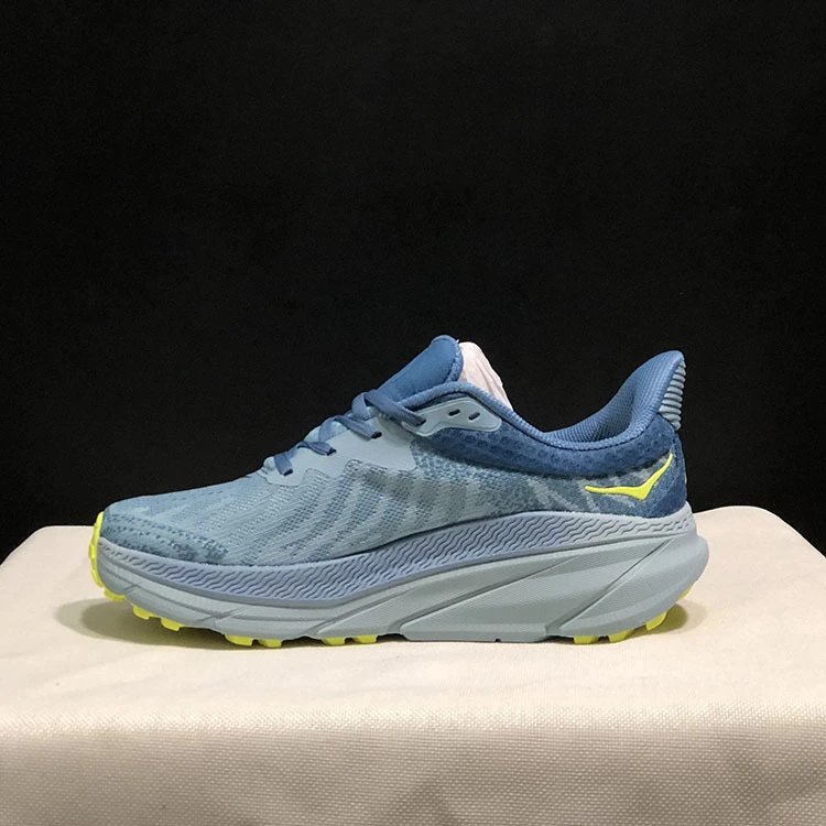Hoka One One Clifton 9 Blue Yellow Running Shoes - 16