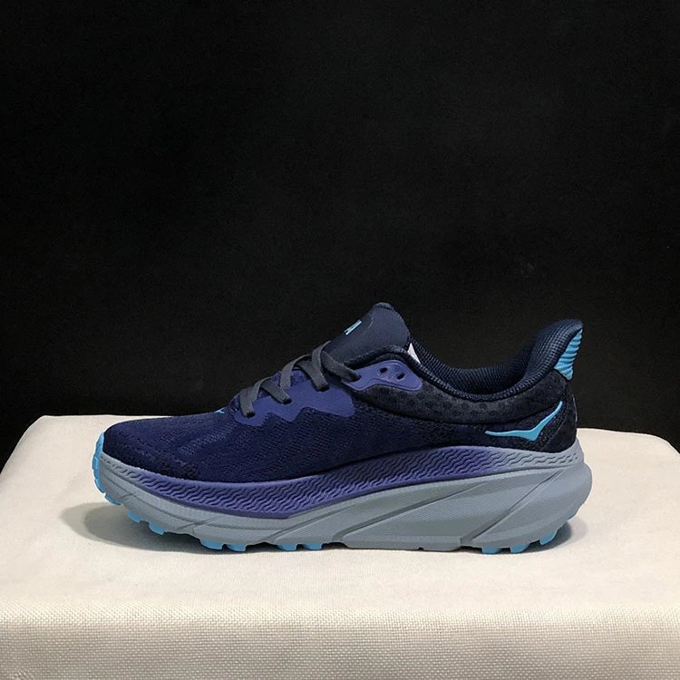 Hoka One One Clifton 9 Blue Yellow Running Shoes - 4