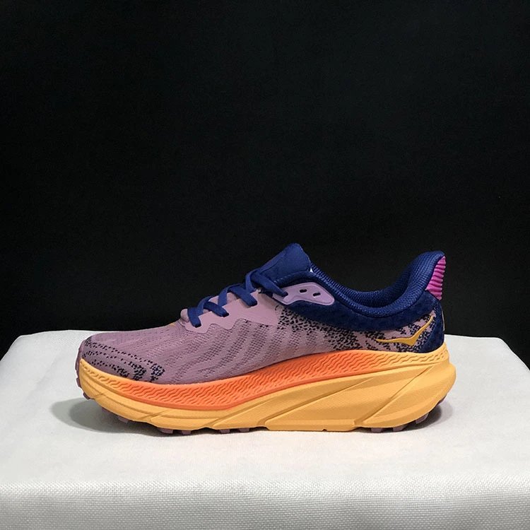 Hoka One One Clifton 9 Blue Yellow Running Shoes - 19