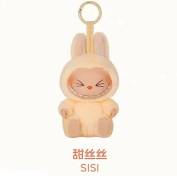 DADA Shy Dada Pink Plush Keychain - 10