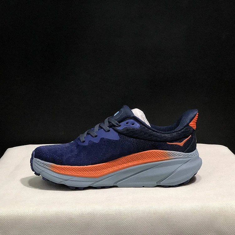 Hoka One One Clifton 9 Blue Yellow Running Shoes - 8