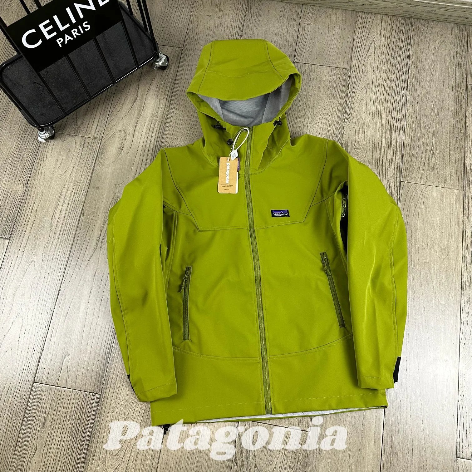 Patagonia Tres 3L Summit Series Jacket Lime Green Outerwear - 7