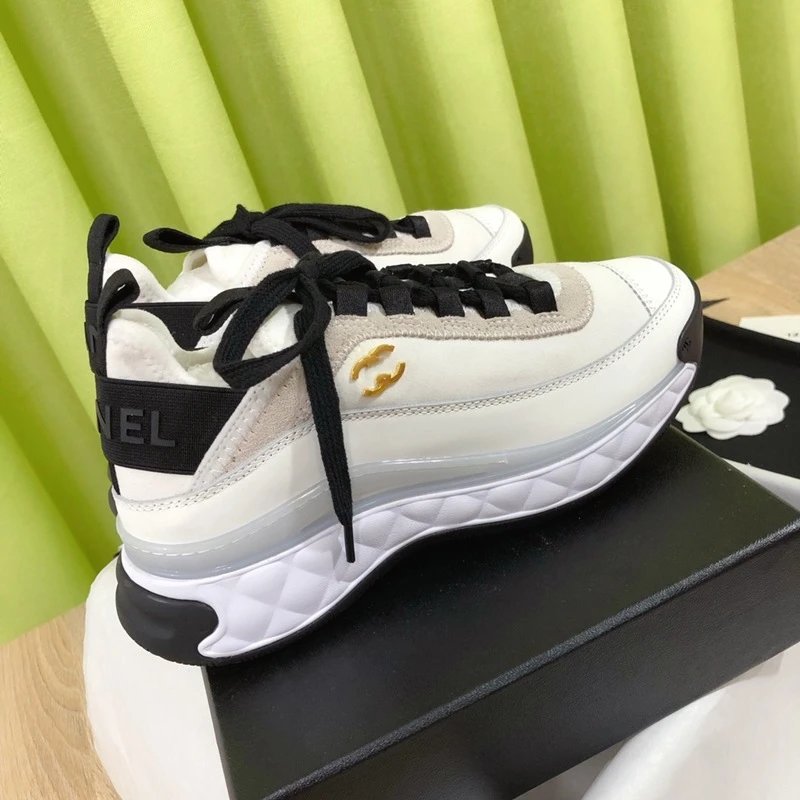 Chanel Runway Sneakers White and Black Chunky Sneakers - 4