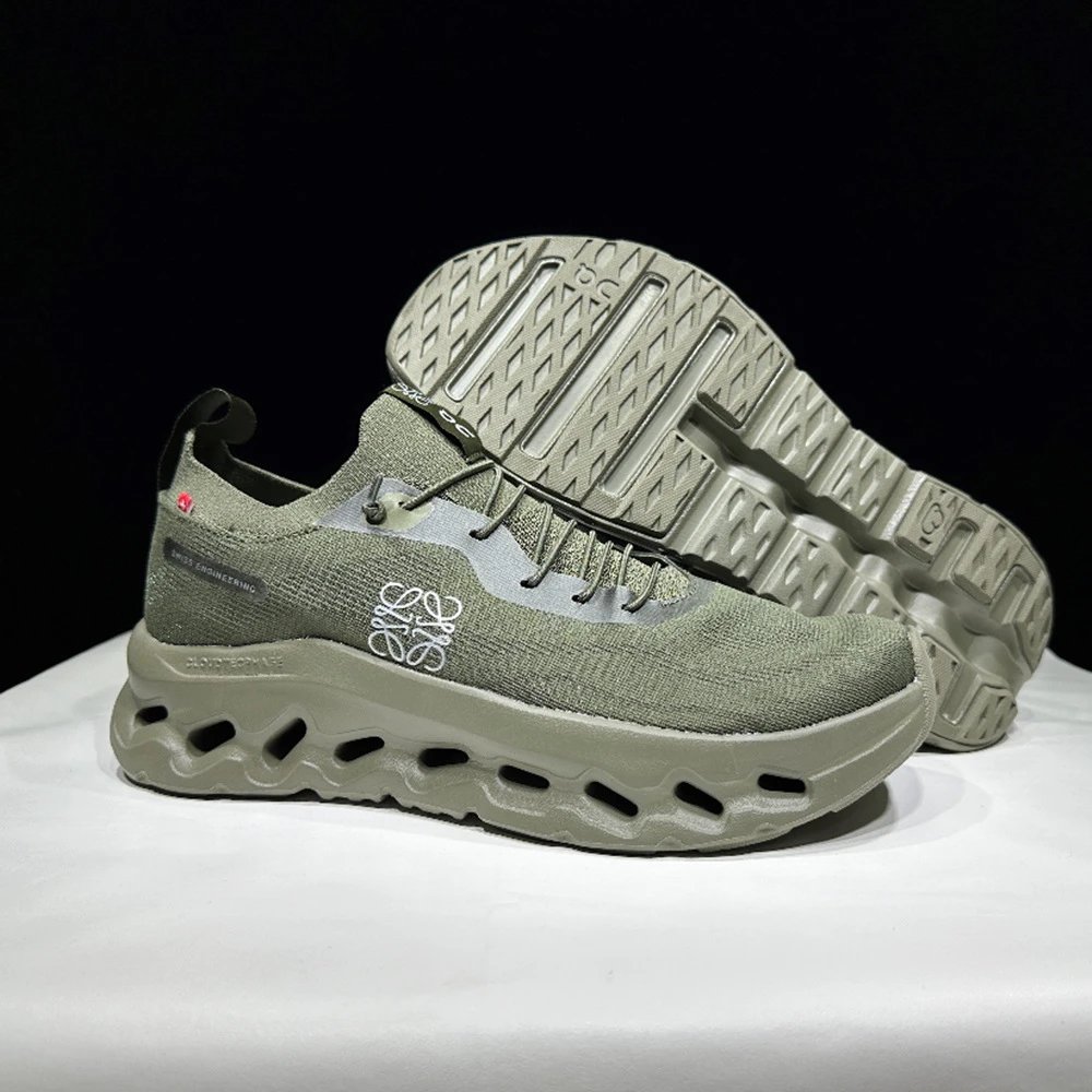 Off-White x Asics Gel-Nimbus 24 Lime Green Chunky Sneakers - 6