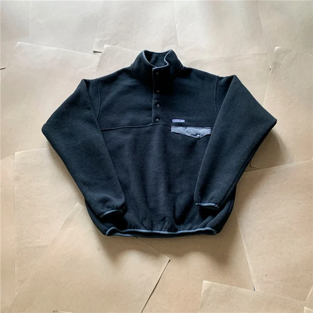Patagonia Hoodies & Sweatshirts Synchilla Snap-T fleece pullover with snap chest pocket product detail image 14
