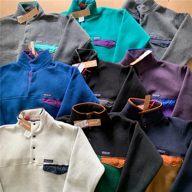 Patagonia Hoodies & Sweatshirts Synchilla Snap-T fleece pullover with snap chest pocket product detail image 23