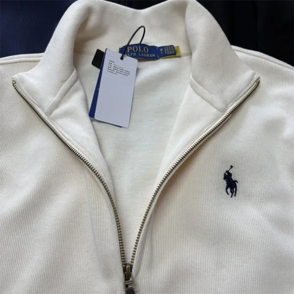 Ralph Lauren Polo Sport Fleece Full-Zip Jacket Black/Navy/Beige - 8