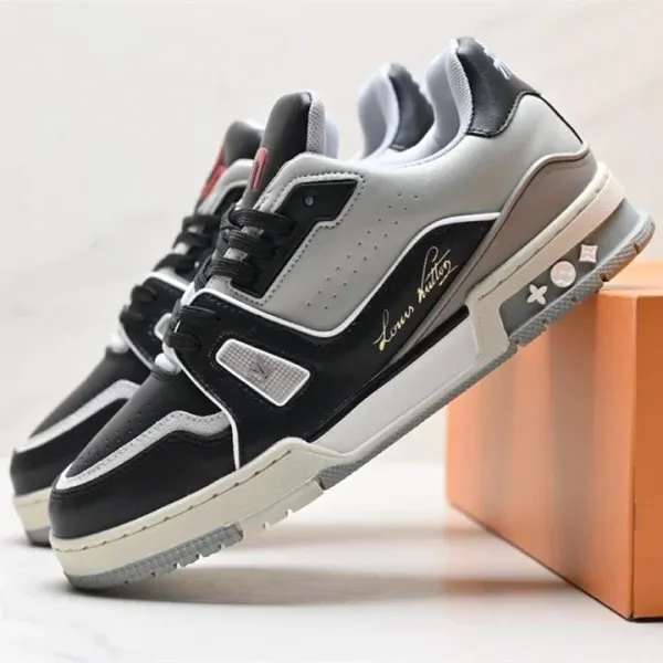 Louis Vuitton Archlight Sneakers White Black Purple Sneakers - 3